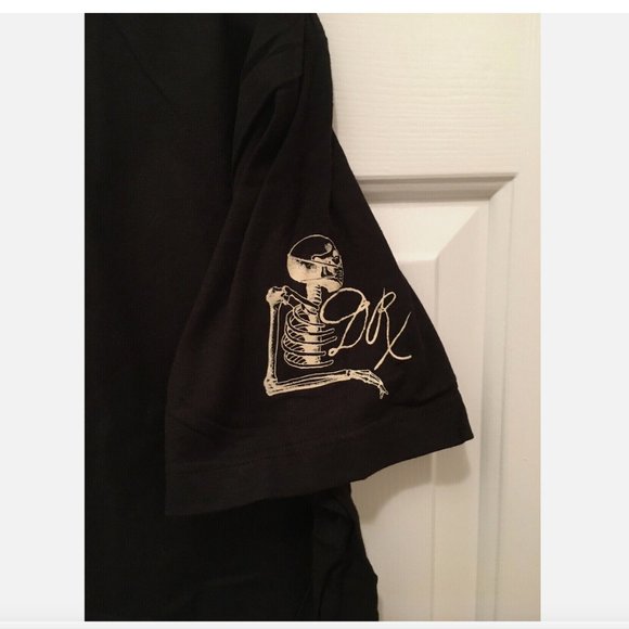 New Dead & Company Men's Skeleton Concert Music Tour Black T-Shirt Large - Picture 2 of 3